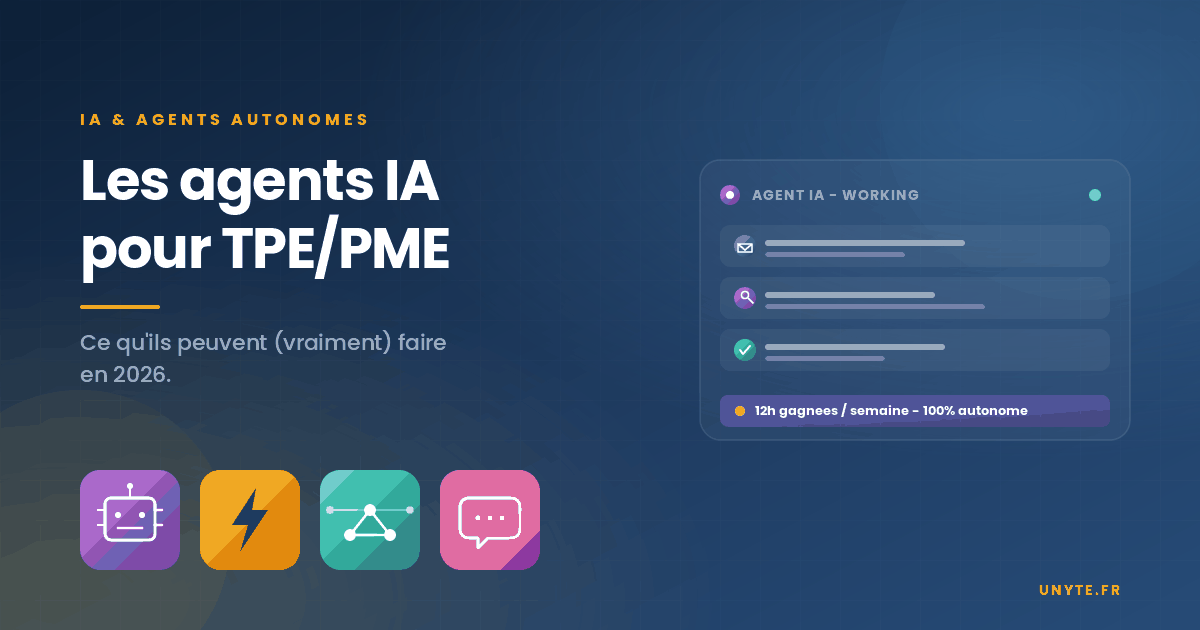 Les agents IA pour TPE/PME : capacités réelles, cas d'usage, outils et plan de déploiement 2026