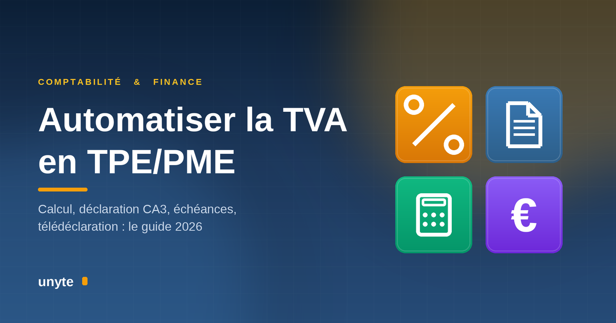 Automatiser la gestion et la déclaration de TVA pour TPE et PME